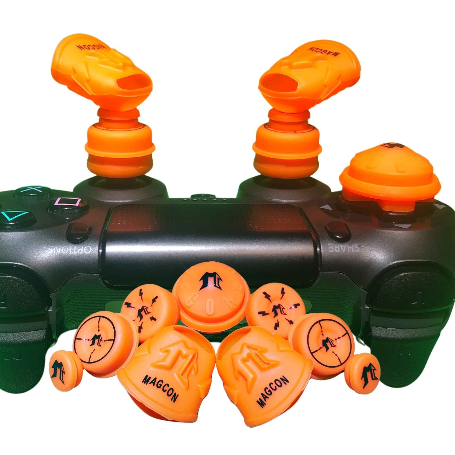 MagCon Gaming X9 Magnetic Connect ULTIMATE GAMER Kit | Performance Thumbstick Grips and Extensions | D-Pad Fight Stick | For Xbox; PlayStation; Nintendo; PC; Handheld