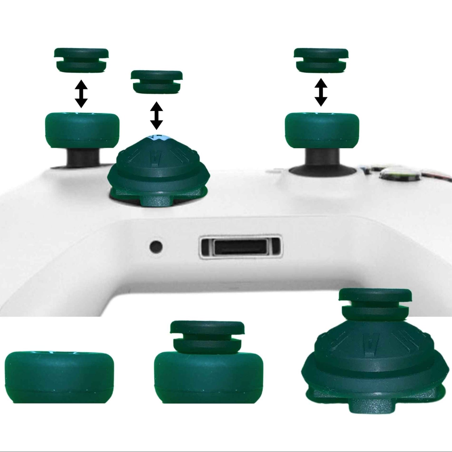 MagCon Gaming X4 Destruction Pad Kit | D-Pad Fight Stick | Performance Thumbstick Grips and Extension | For Xbox; PlayStation; Nintendo; PC; Handheld