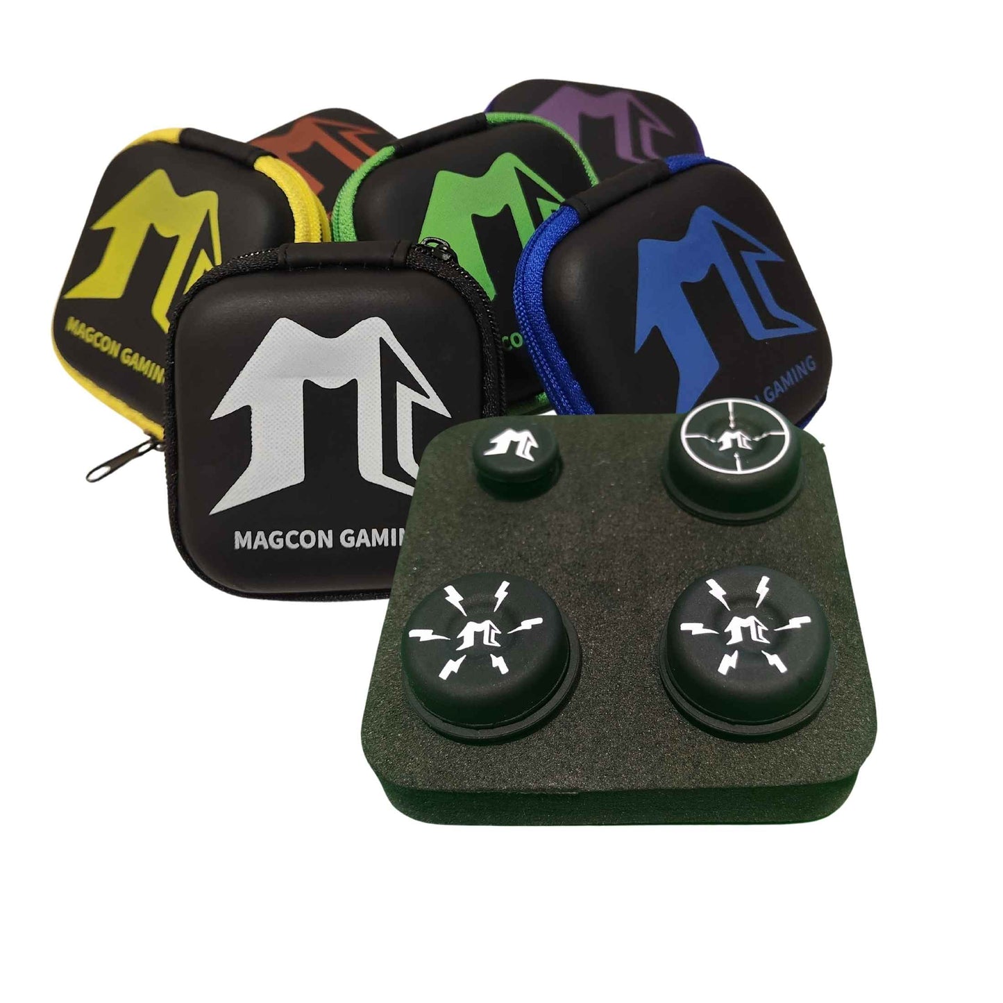 MagCon Gaming X4 Sniper Towers Kit | Performance Magnetic Thumbstick Grips and Extensions | For Xbox; PlayStation; Nintendo; PC; Handheld