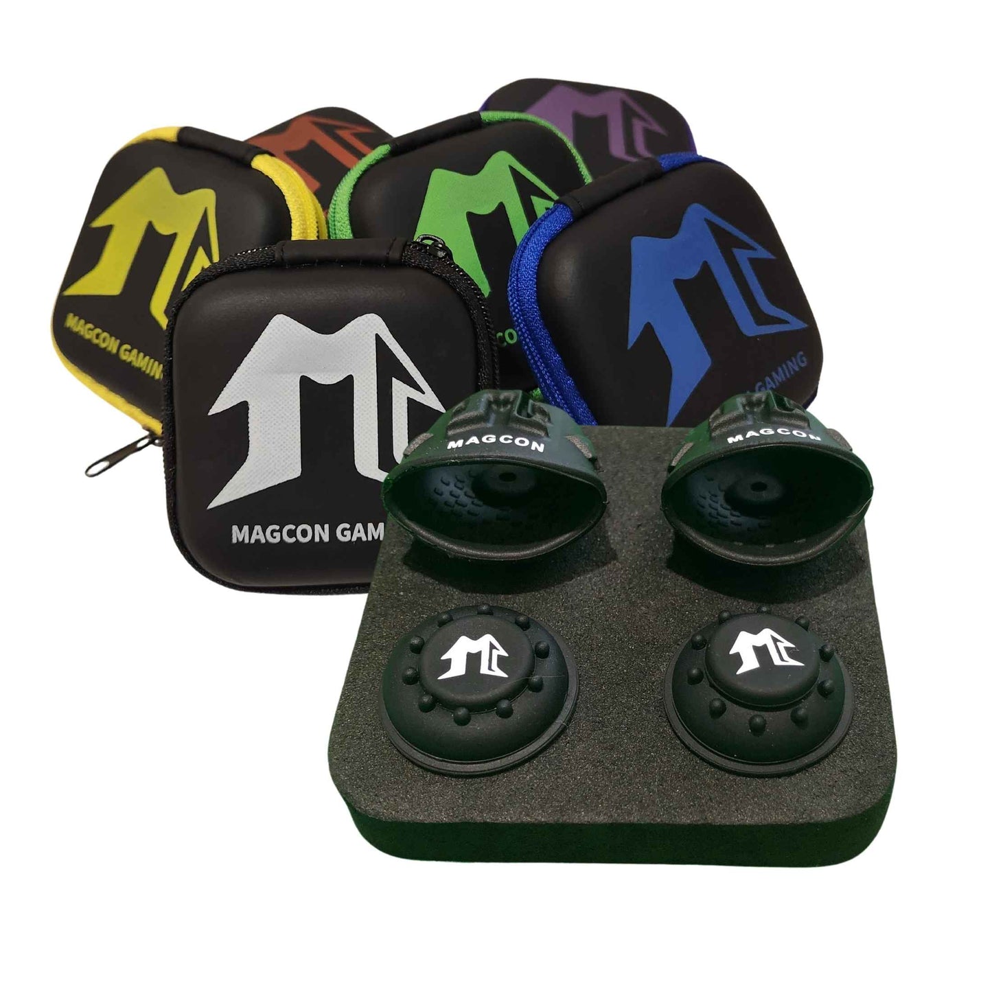 MagCon Gaming X4 Magnetic Grip Sleeve Kit | Performance Thumbstick Grips and Sleeves | For Xbox; PlayStation; Nintendo; PC; Handheld