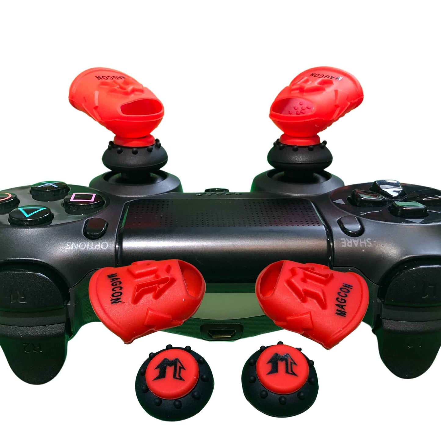 MagCon Gaming X4 Magnetic Grip Sleeve Kit | Performance Thumbstick Grips and Sleeves | For Xbox; PlayStation; Nintendo; PC; Handheld