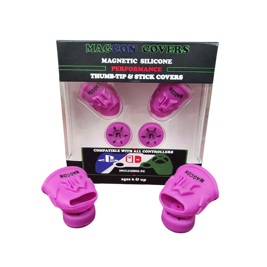 MagCon Gaming | X4 Performance Thumb Covers Kit | Gamer Thumb | Universal Thumbstick Grips | Performance Thumbstick Covers