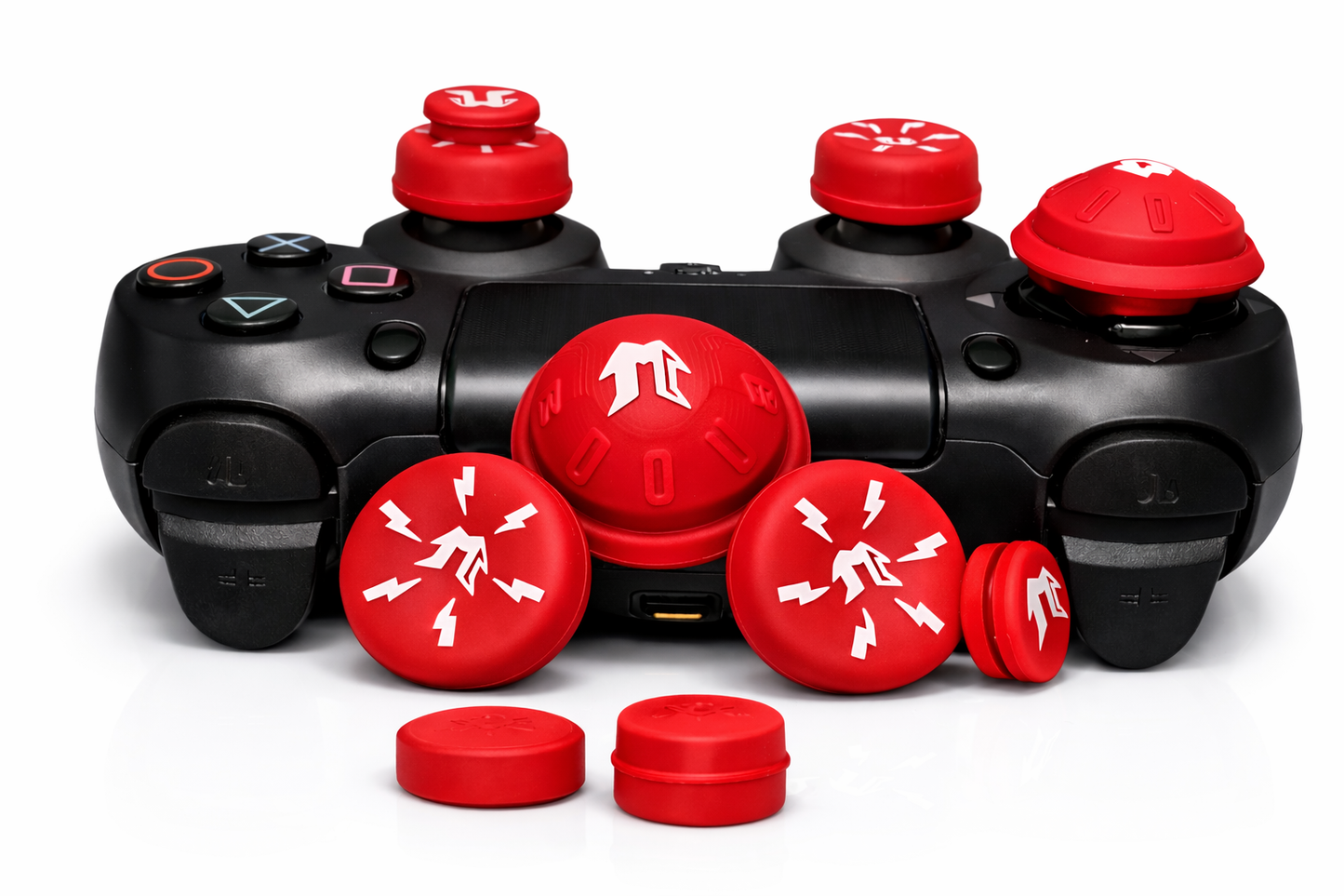 MagCon Gaming X4 Destruction Pad Kit | D-Pad Fight Stick | Performance Thumbstick Grips and Extension | For Xbox; PlayStation; Nintendo; PC; Handheld