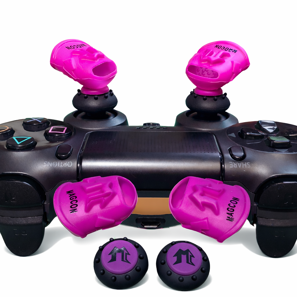 MagCon Gaming X4 Magnetic Grip Sleeve Kit | Performance Thumbstick Grips and Sleeves | For Xbox; PlayStation; Nintendo; PC; Handheld