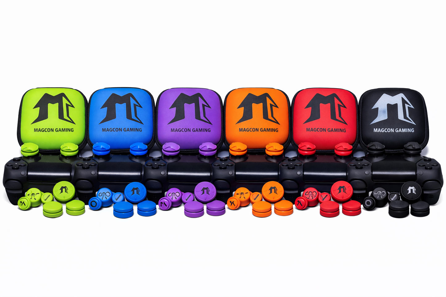 MagCon Gaming X9 Magnetic Connect ULTIMATE GAMER Kit | Performance Thumbstick Grips and Extensions | D-Pad Fight Stick | For Xbox; PlayStation; Nintendo; PC; Handheld