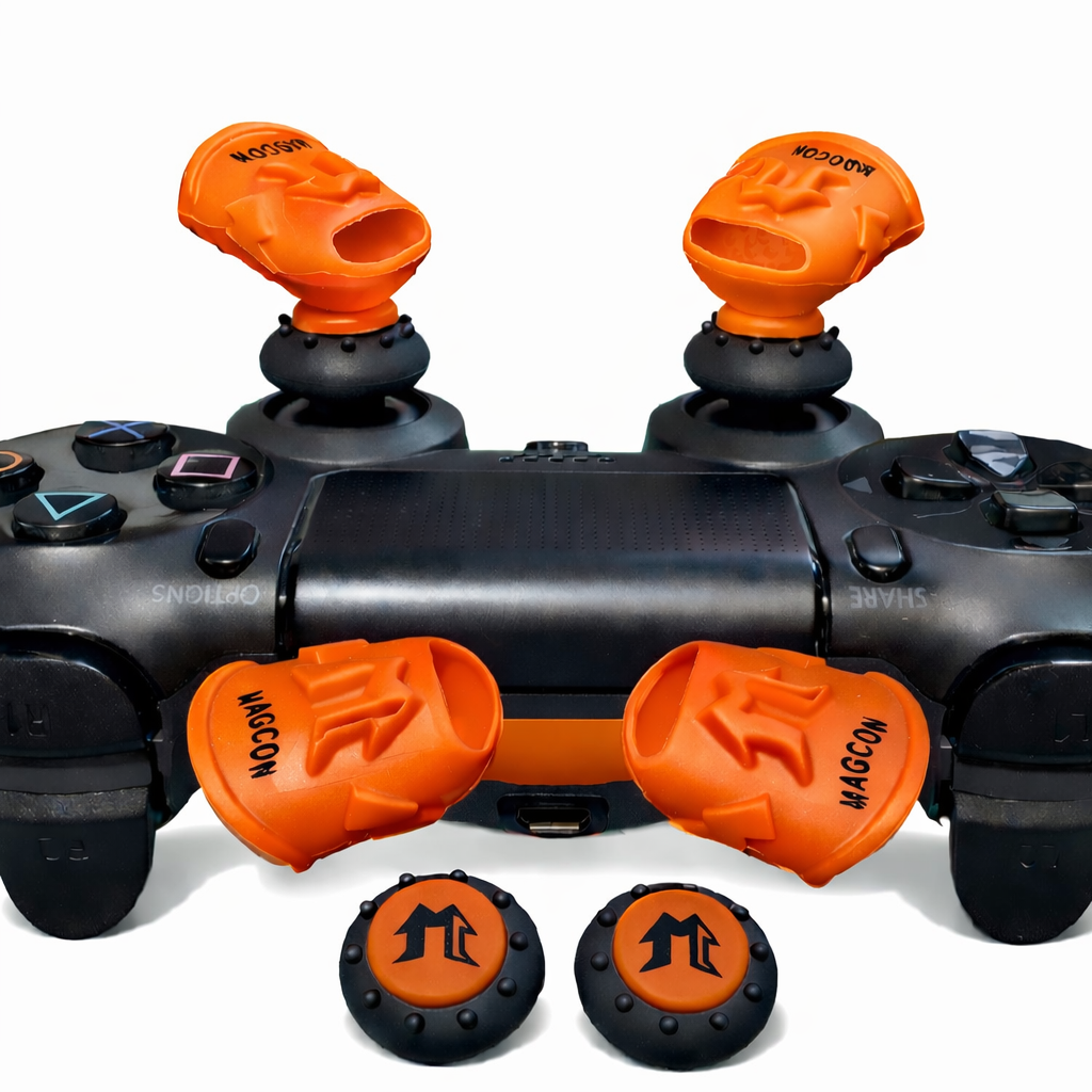 MagCon Gaming X4 Magnetic Grip Sleeve Kit | Performance Thumbstick Grips and Sleeves | For Xbox; PlayStation; Nintendo; PC; Handheld