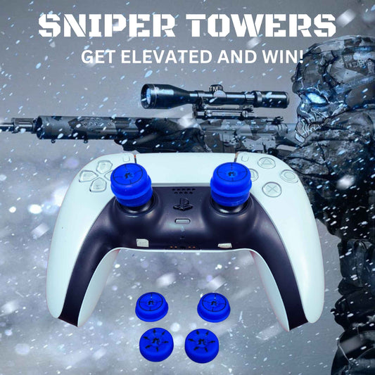 MagCon Gaming |  X4 Sniper Towers Kit | Universal Thumbstick Grips | Performance Thumbstick Covers