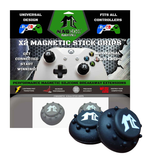 MagCon Gaming | Performance Center Connect Stick Grips | Universal Grips | Performance Thumbstick Grips | Anti-Slip Thumbsticks