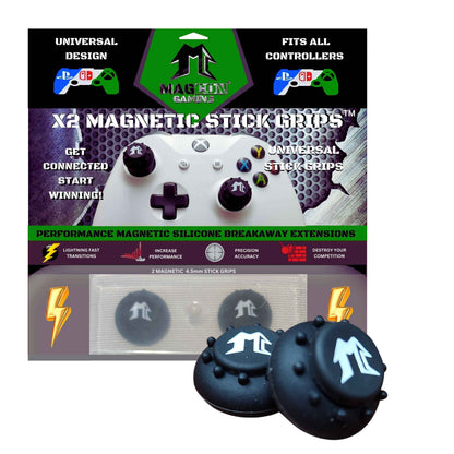 MagCon Gaming | Performance Center Connect Stick Grips | Universal Grips | Performance Thumbstick Grips | Anti-Slip Thumbsticks