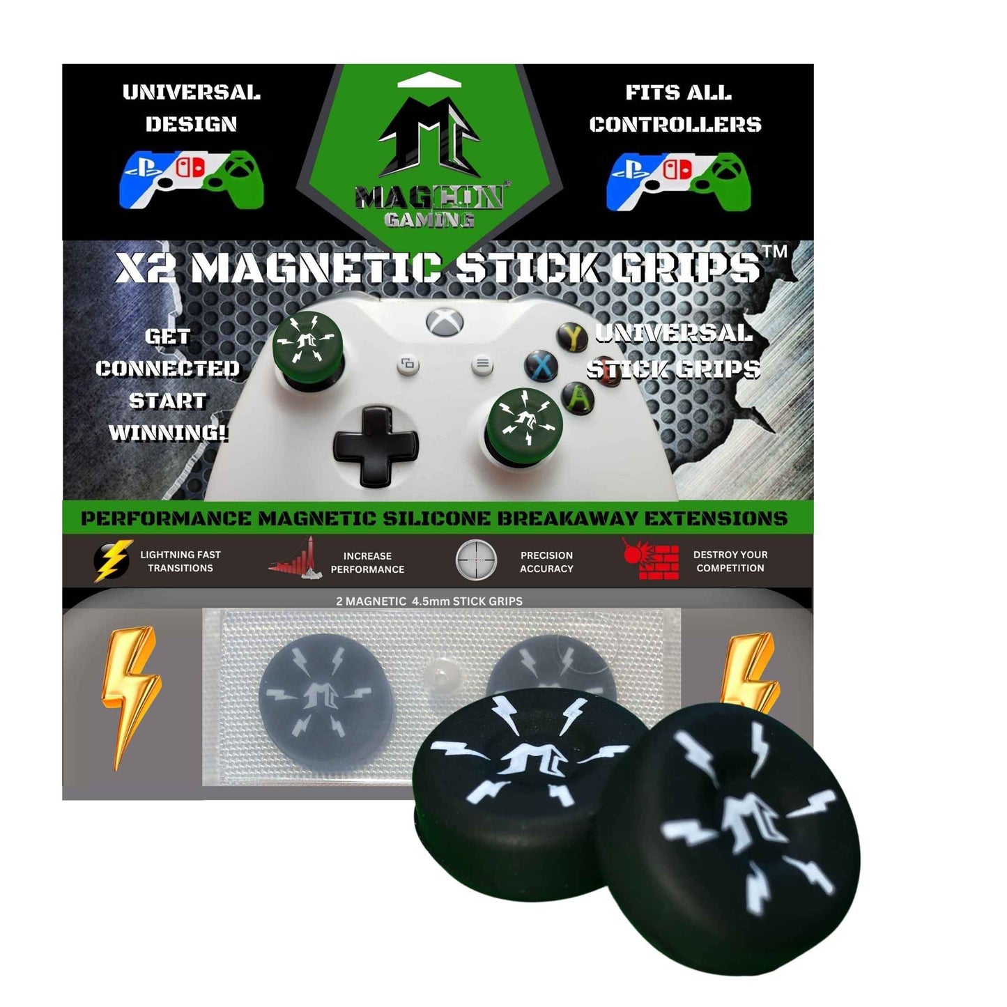 MagCon Gaming | Performance Stick Covers | Universal Thumbstick Covers | Performance Thumbstick Grips