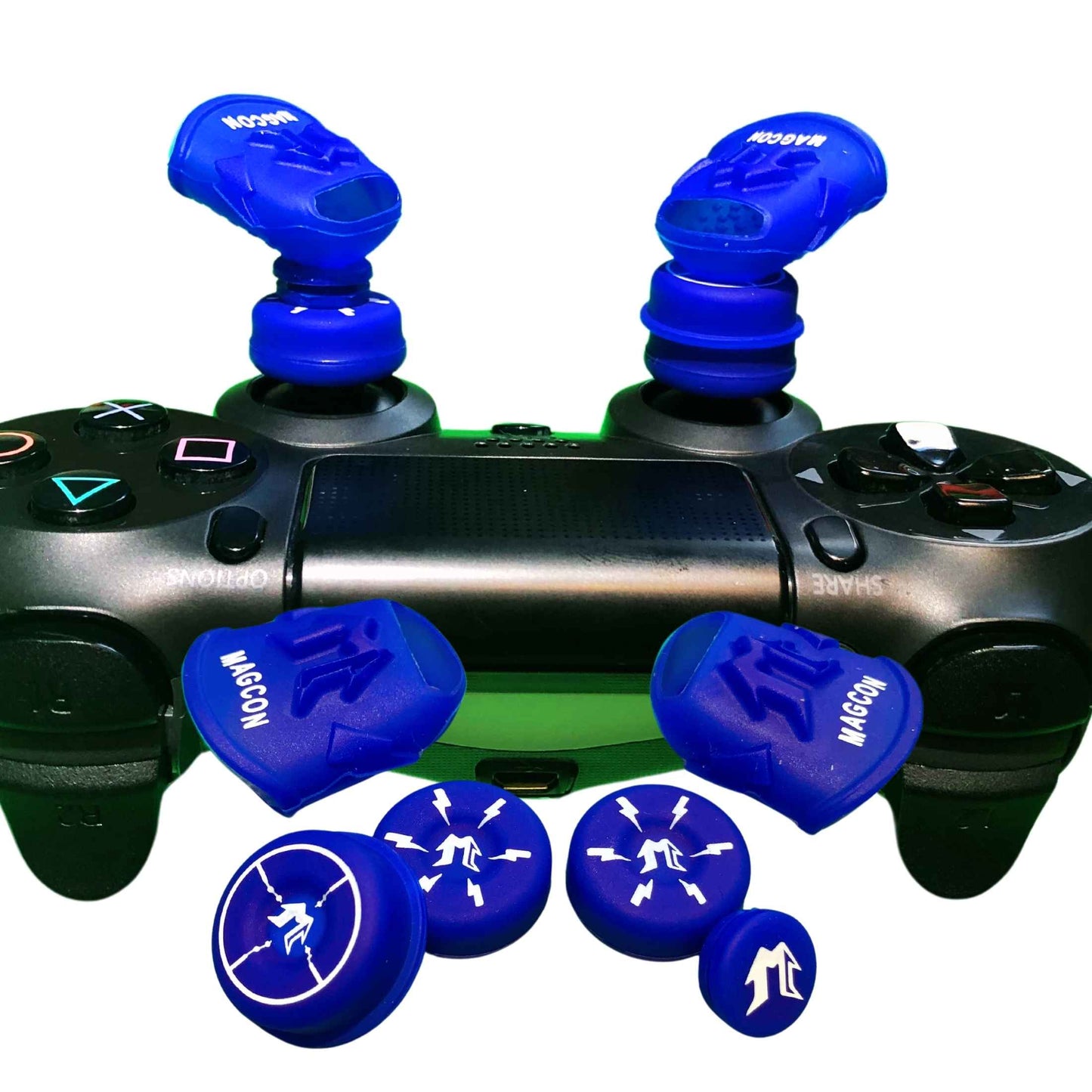 MagCon Gaming | X6 Magnetic Connect FPS Kit | Gamer Thumb | Universal Thumbstick Grips | Performance Thumbstick Covers