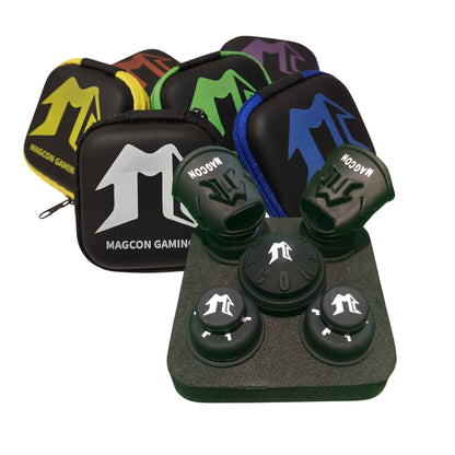 MagCon Gaming | X9 Magnetic Connect Ultimate Gamer Kit | Universal Thumbstick Grips | Performance Stick Grips | D-Pad Fighting Stick