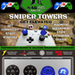 MagCon Gaming |  X4 Sniper Towers Kit | Universal Thumbstick Grips | Performance Thumbstick Covers