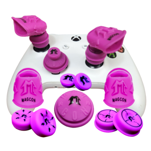 MagCon Gaming | X9 MagConPro Ultimate Gamer Kit | Relieve Gamer Thumb | Universal Thumbstick Grips | Performance Stick Grips | D-Pad Fighting Stick